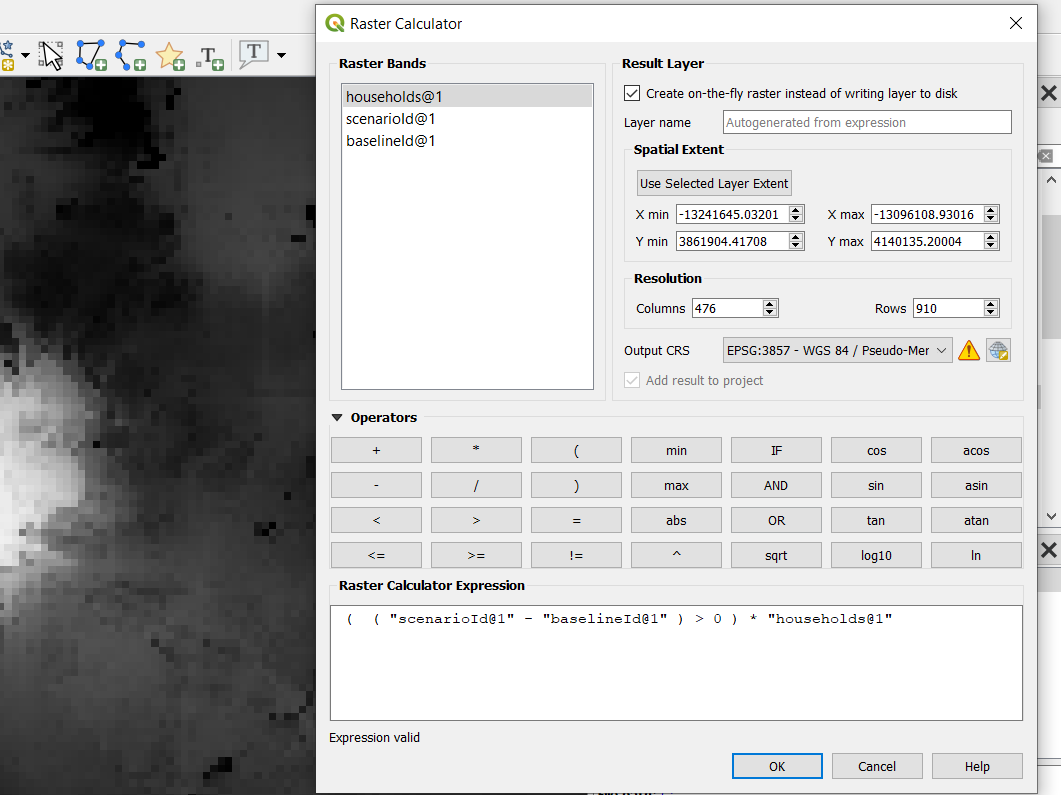 Using the QGIS Raster Calculator with a logical expression